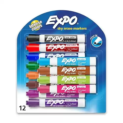 EXPO Low Odor Dry Erase Markers