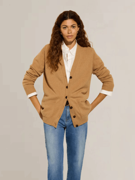 Women in a fall sweater