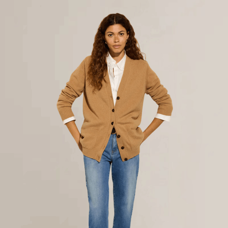 Women in a fall sweater