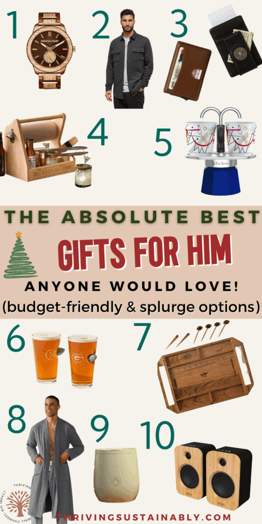 Display of men’s gift items like watches, wallets, and useful accessories designed for meaningful last-minute Christmas gifting.