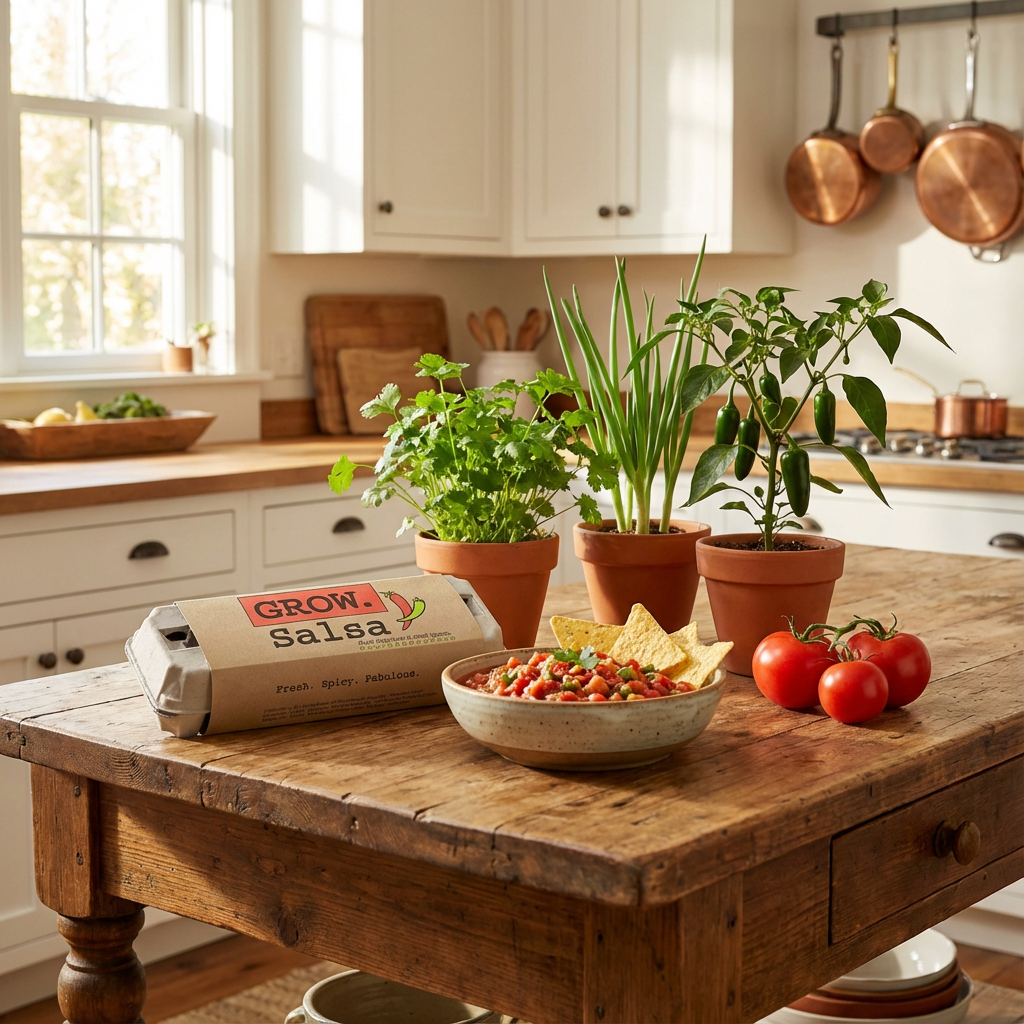 Valentines Day Gift Ideas Salsa Grow Kit Seeds