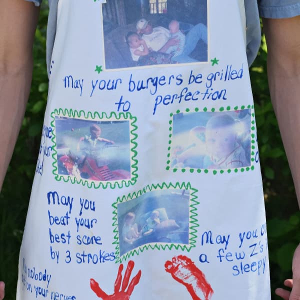 Father's Day crafts diy apron