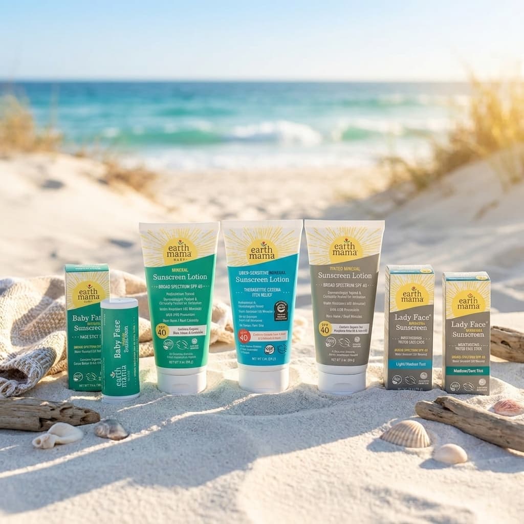 Earth Mama Baby Mineral Sunscreen SPF 40