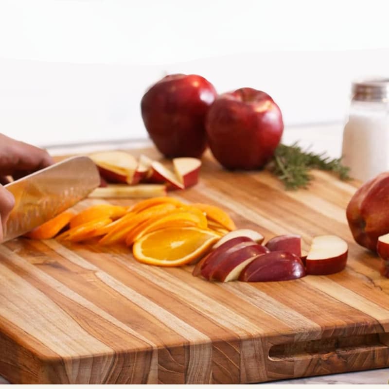 Teakhaus by Proteak FSC-certified teak non-toxic cutting board