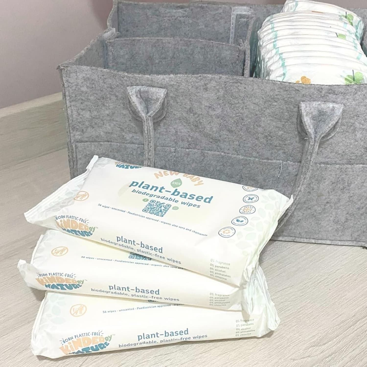 Kinder by Nature non-toxic baby wipes