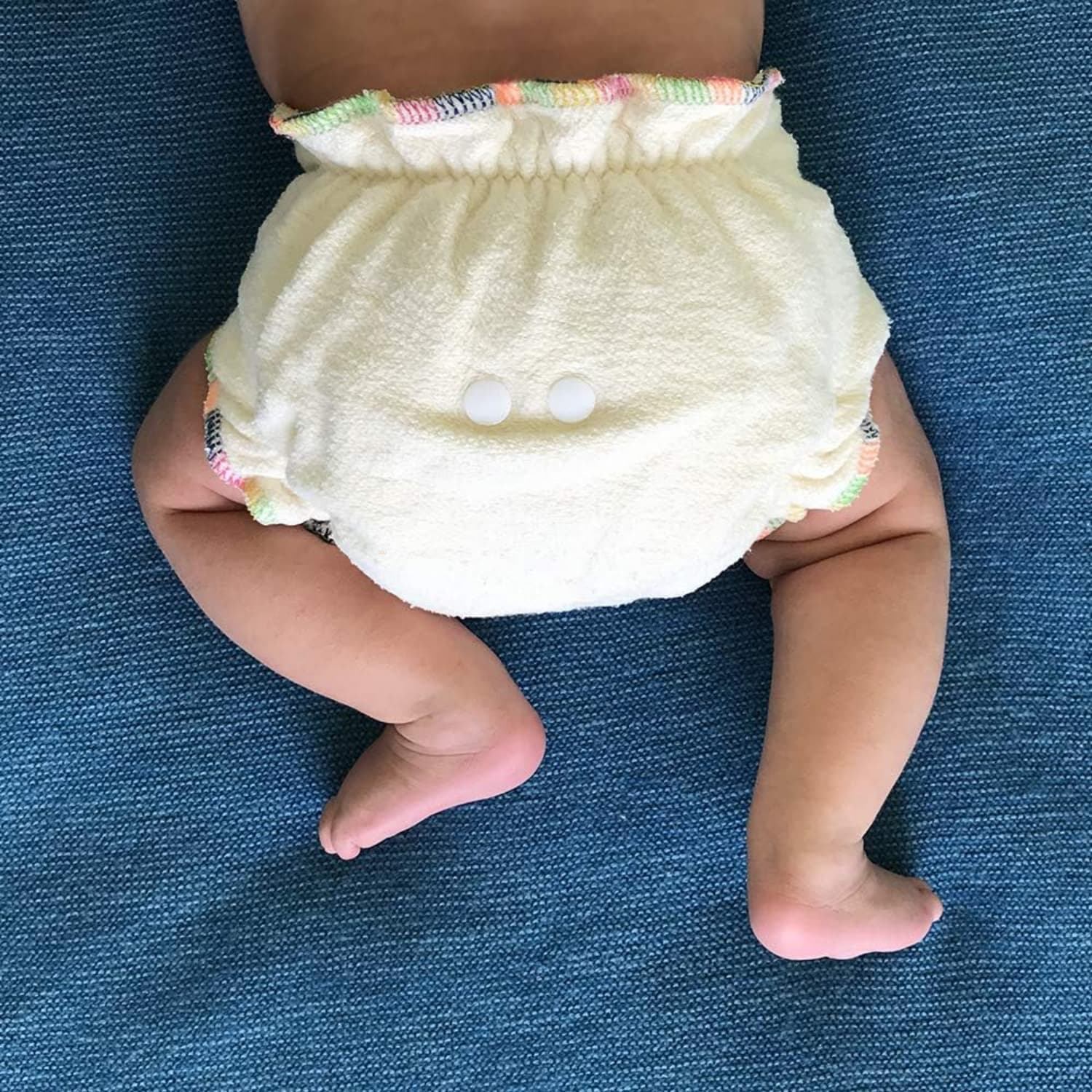 EcoAble overnight hemp fitted cloth diaper