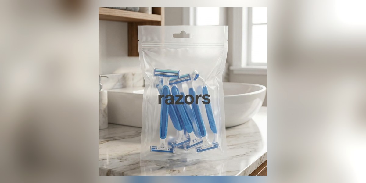 Disposable plastic razor