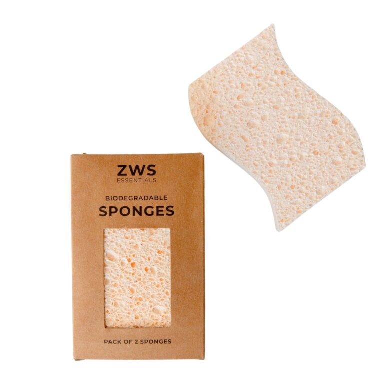 ZWS Essentials Biodegradable Kitchen Sponges, Wood Pulp
