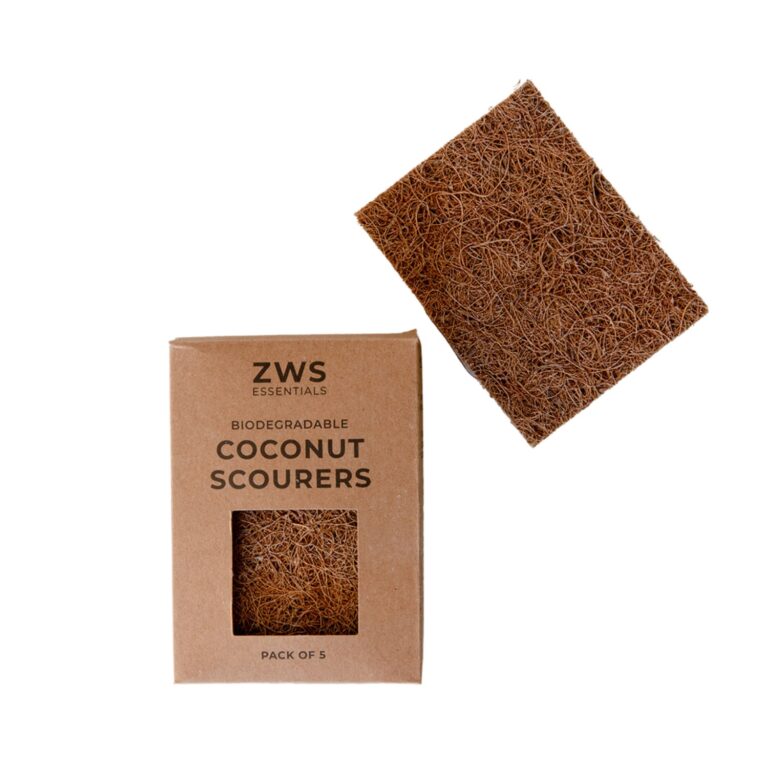 ZWS Essentials Coconut Kitchen Scourers, 5 Pack