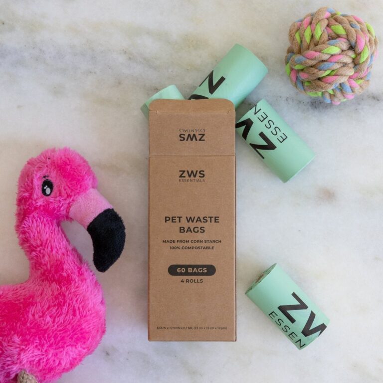 ZWS Essentials Compostable Pet Waste Bags, 60 or 96 Pack