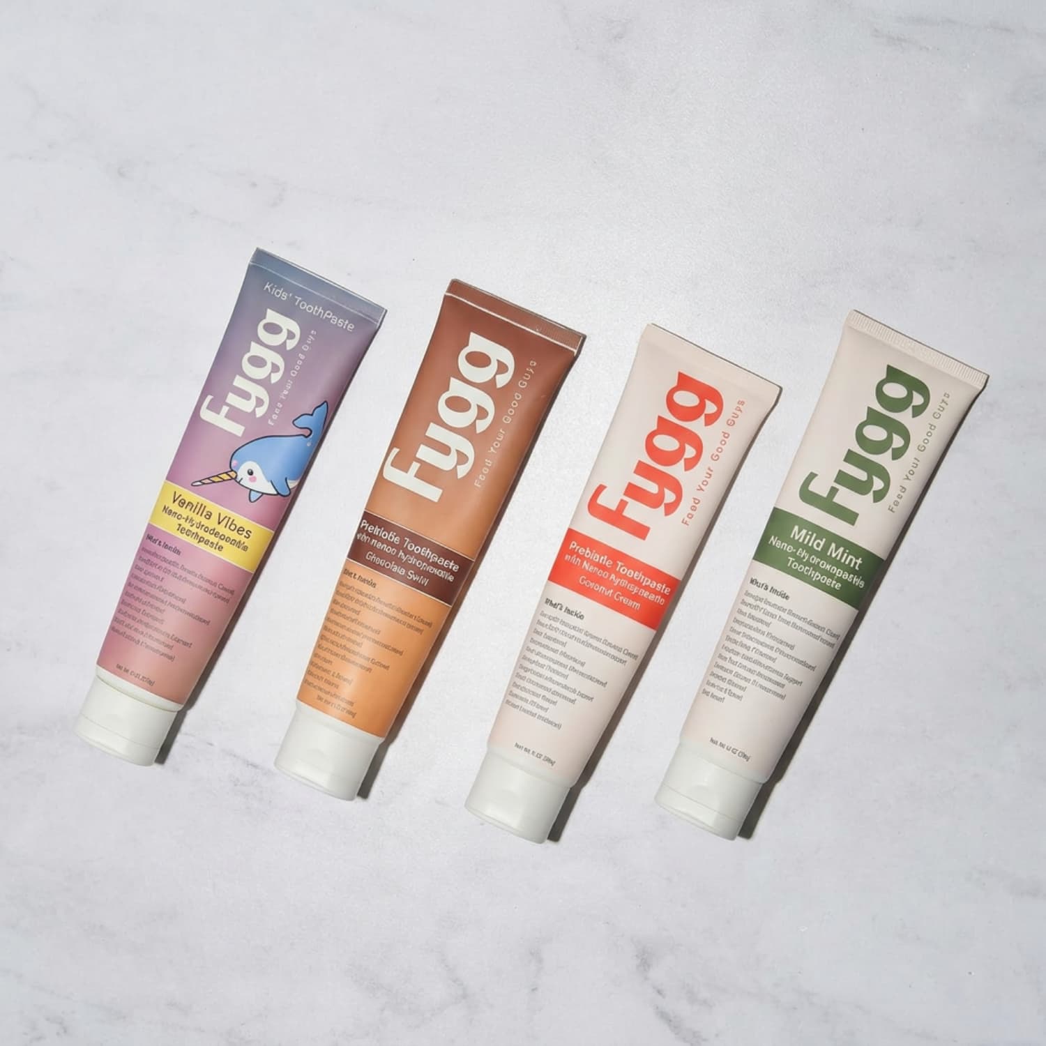 Fygg nano-hydroxyapatite toothpaste with prebiotics