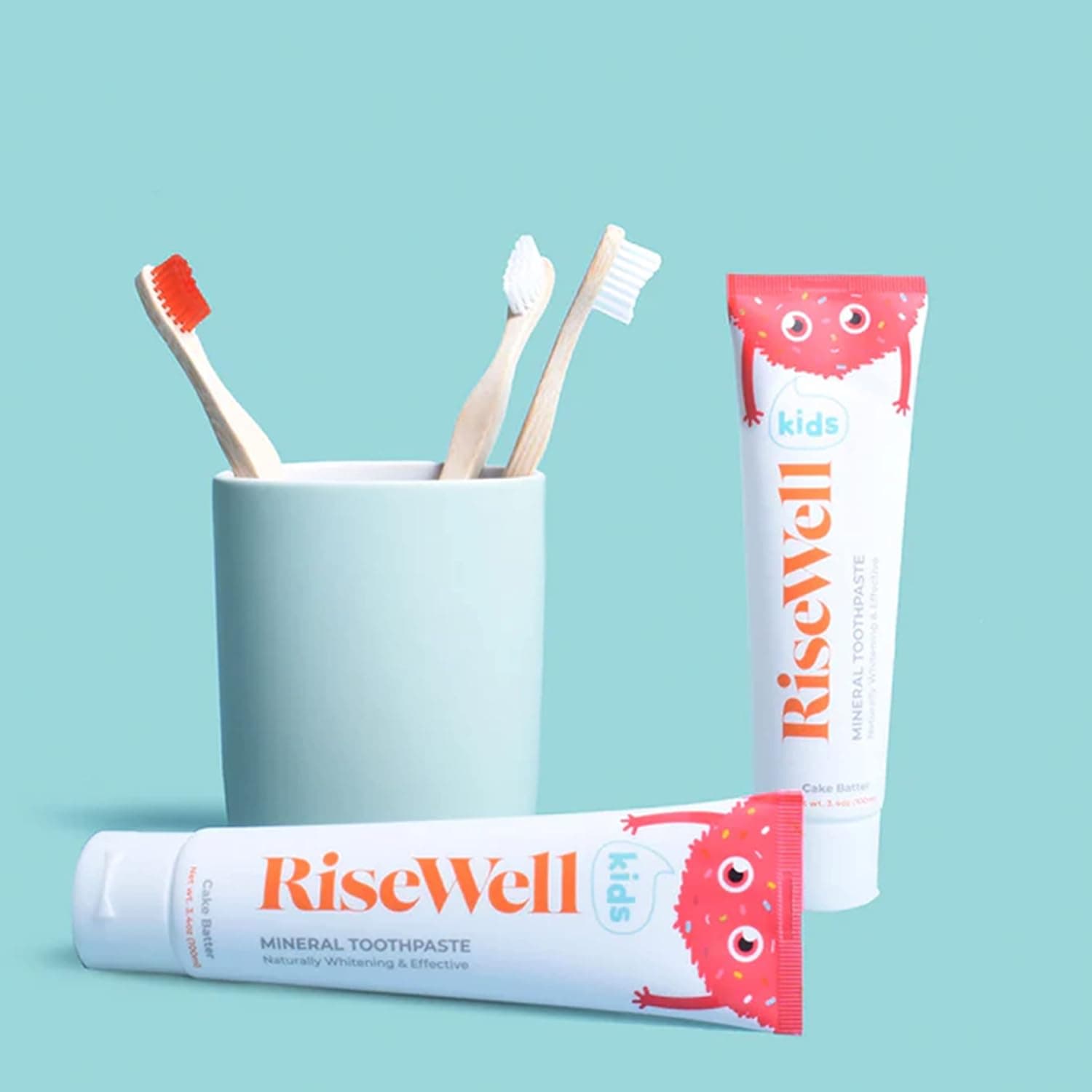 RiseWell Kids Cake Batter hydroxyapatite toothpaste