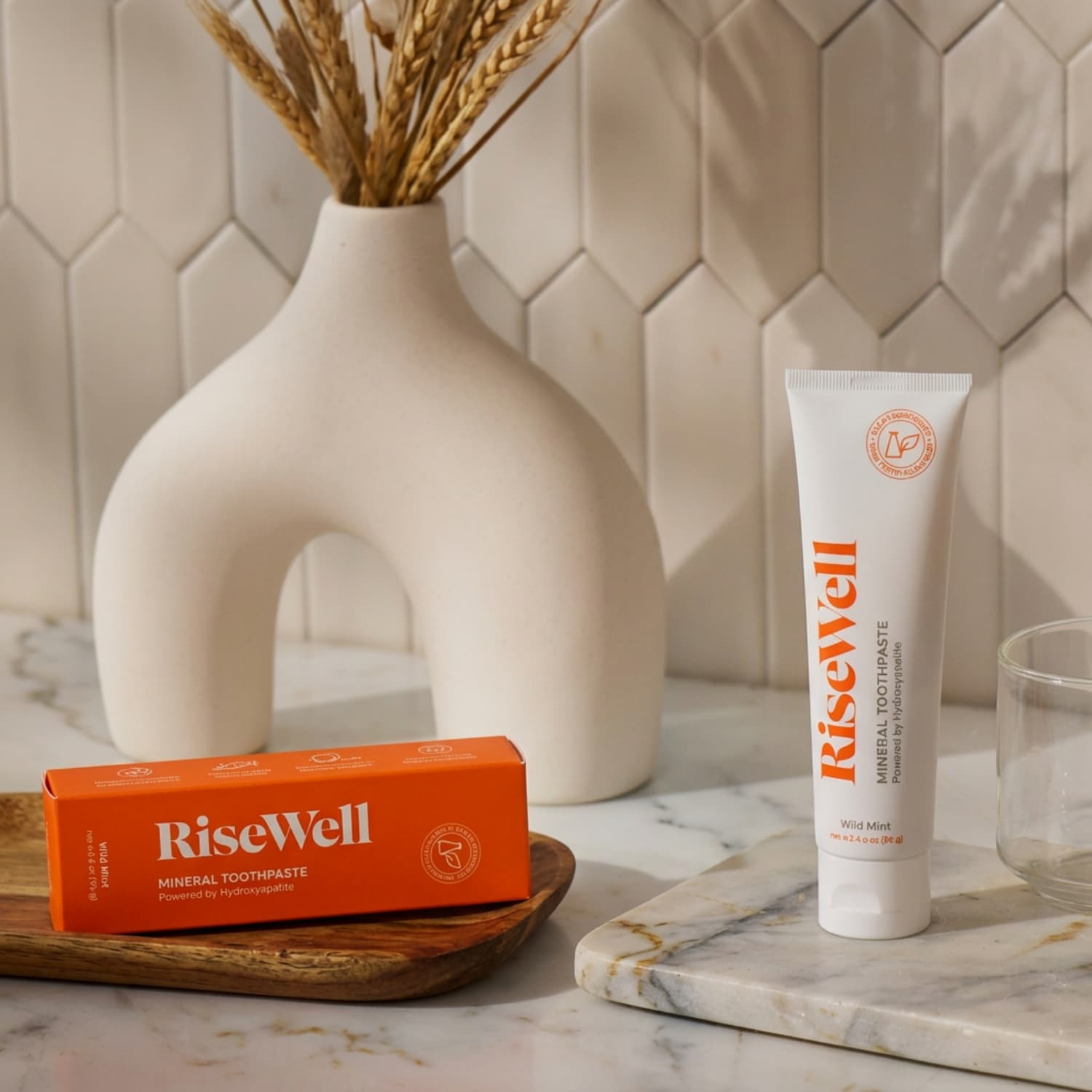 RiseWell Mineral Toothpaste with micro-hydroxyapatite