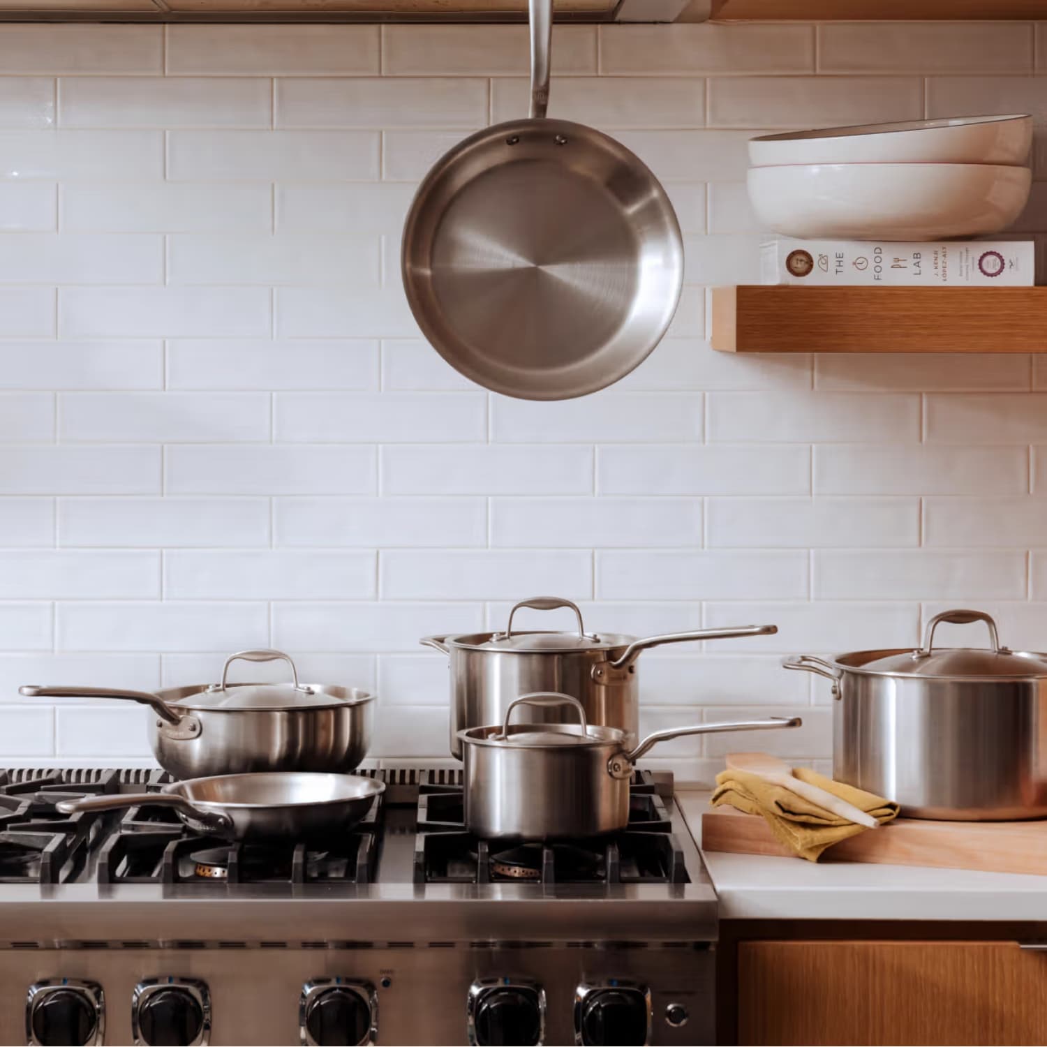 Made In Stainless Clad frying pan non-toxic stainless cookware