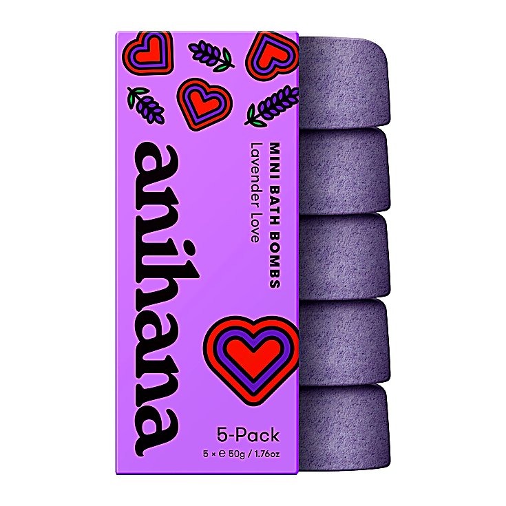 Anihana Bath Bomb Minis, 5 Pack