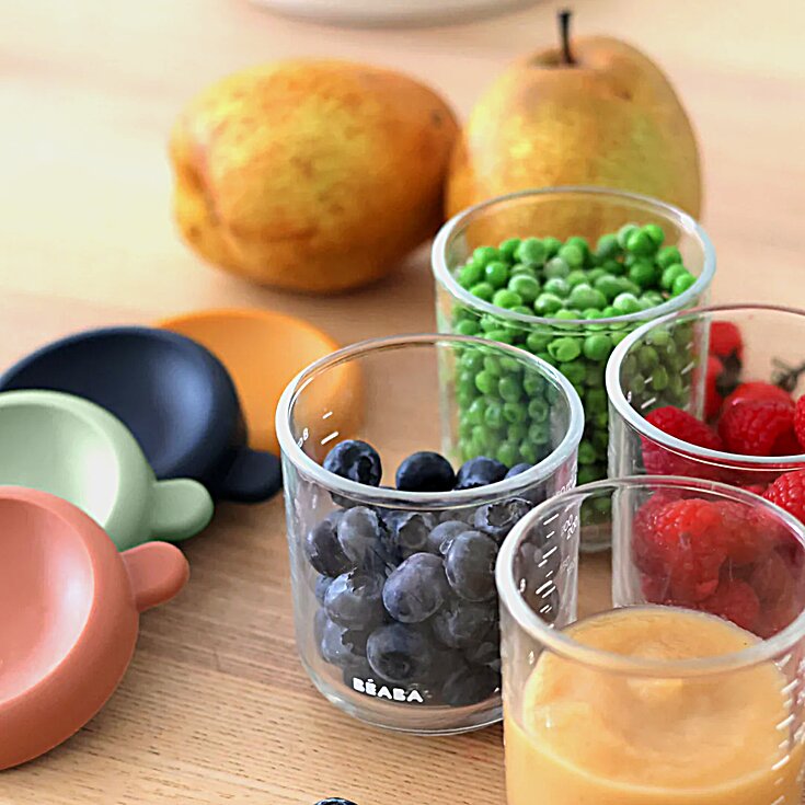 BEABA Glass Baby Food Jars