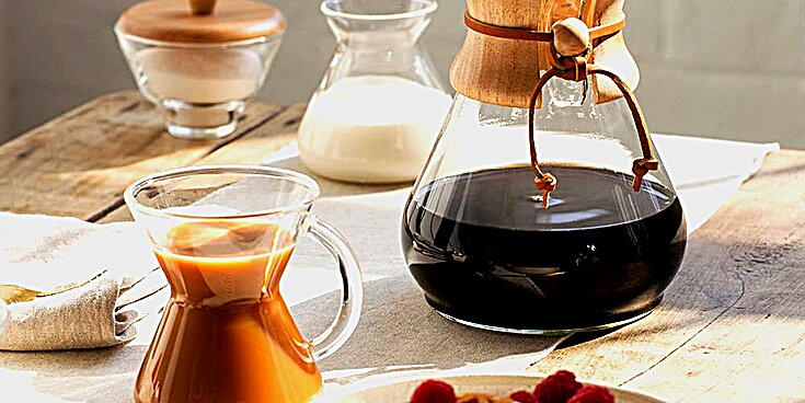 Chemex Classic Series 6-Cup Pour-Over Glass Coffeemaker