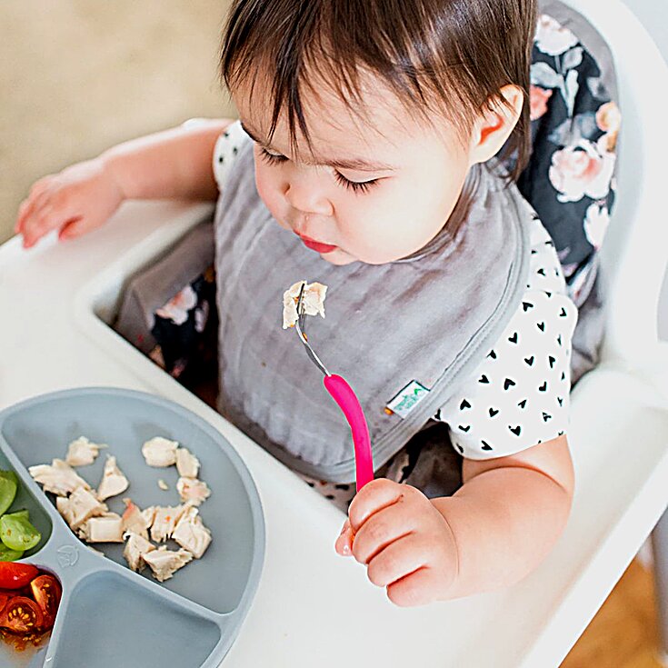 Green Sprouts Muslin Bibs (5 Pack)