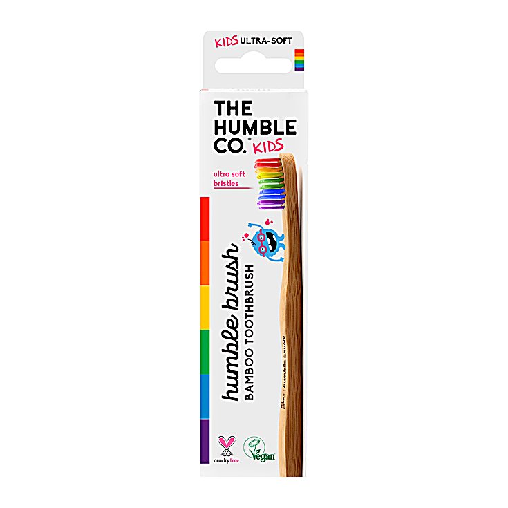The Humble Co. Kids Bamboo Toothbrush, Ultra Soft