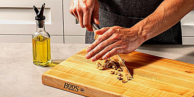 John Boos R-Board Series Reversible Maple Cutting Board, 18 x 12 x 1.5 in (Model R01)