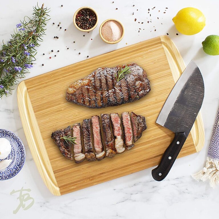 Totally Bamboo Kona Groove Bamboo Carving Board