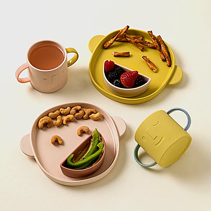 Uncommon Goods Good Mood Kids Porcelain Tableware