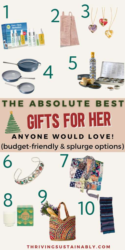 Curated selection of women’s gifts including skincare, jewelry, and cozy essentials for stylish last-minute Christmas gifting.